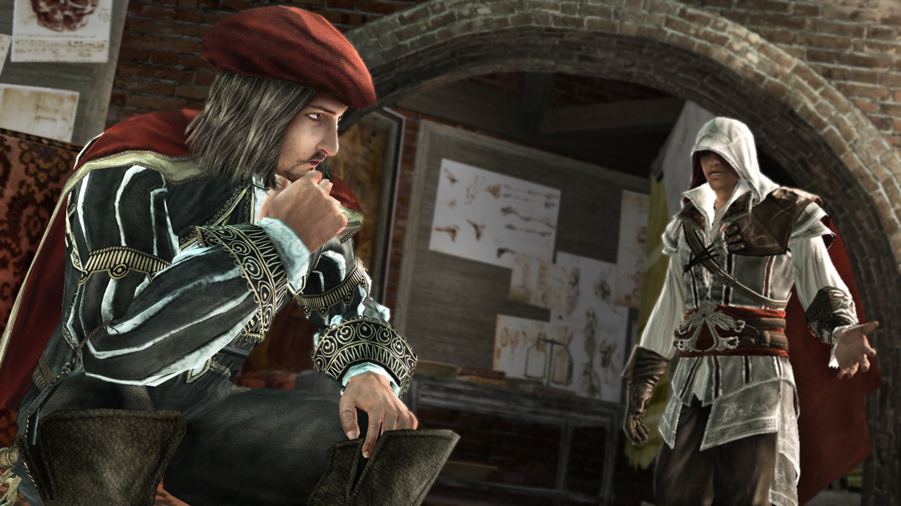 Ezio s family. Ассасин Крид 2. Ассасин Крид 2 Эцио Аудиторе. Ассасин Creed 2. Assassins Creed 2 Ezio & Leonardo.