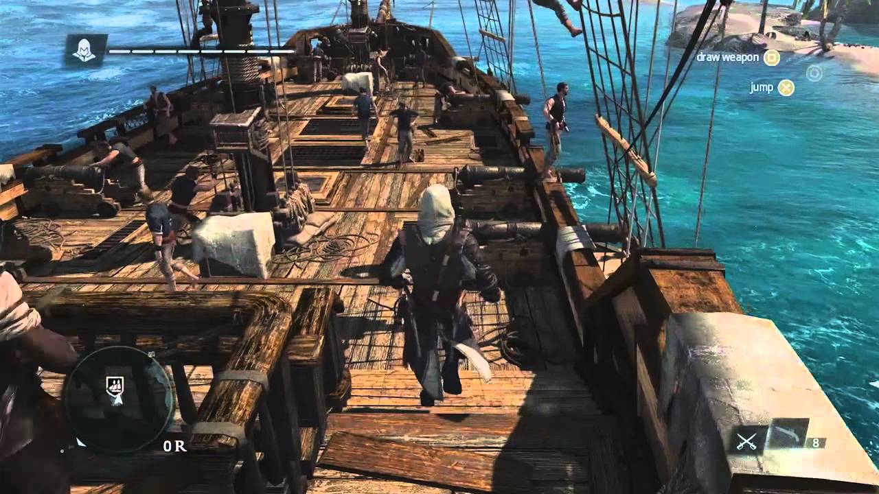 Assassin's Creed IV : Black Flag - 13 Minutes of Caribbean Open-World Gameplay