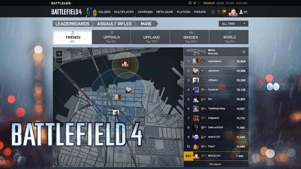 Battlefield 4 - Battlelog Features Video