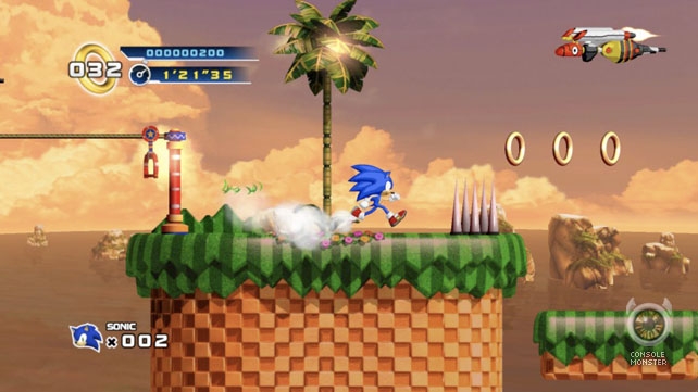Sonic-returns-to-2D-routes Sonic returns to 2D routes